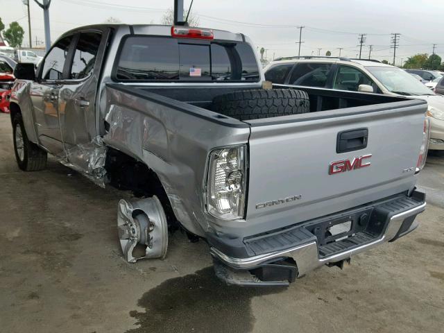 1GTG5CE14H1180141 - 2017 GMC CANYON SLE SILVER photo 3