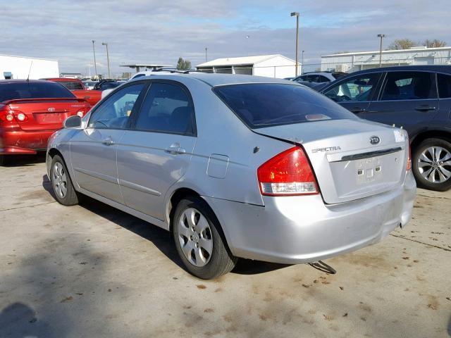 KNAFE122075428726 - 2007 KIA SPECTRA EX GRAY photo 3