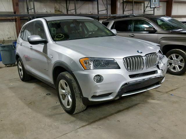 5UXWX5C50CL724007 - 2012 BMW X3 XDRIVE2 SILVER photo 1