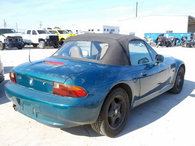 4USCH7327VLE04198 - 1997 BMW Z3 1.9 GREEN photo 4