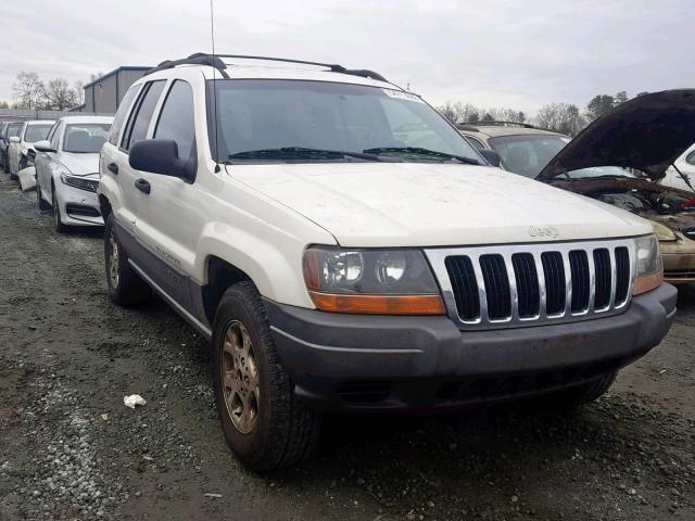 1J4GX48SX1C546628 - 2001 JEEP GRAND CHER WHITE photo 1