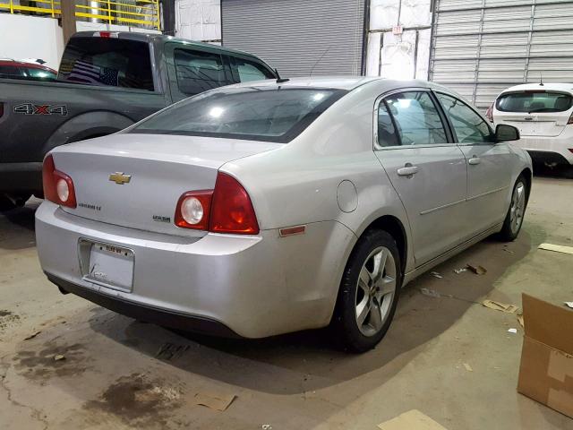 1G1ZC5E00AF285830 - 2010 CHEVROLET MALIBU 1LT SILVER photo 4
