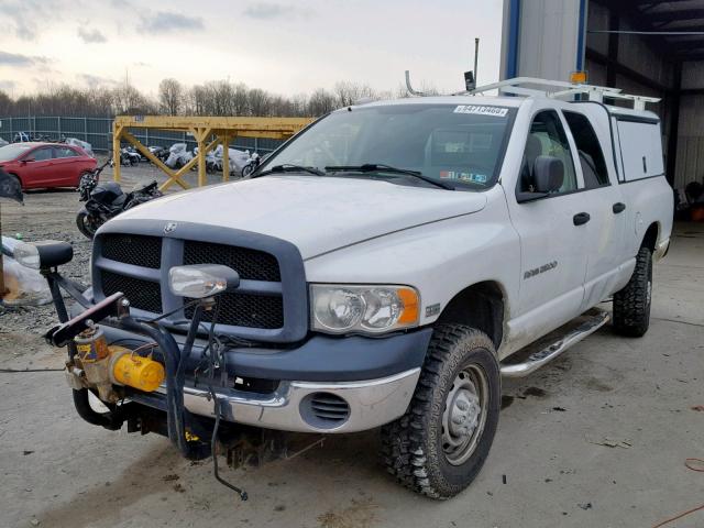 3D7KS28DX5G790731 - 2005 DODGE RAM 2500 S WHITE photo 2