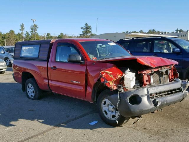 5TENX22N99Z656331 - 2009 TOYOTA TACOMA RED photo 1