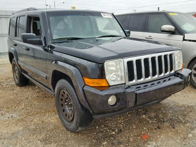 1J8HH48K38C159252 - 2008 JEEP COMMANDER BLACK photo 1