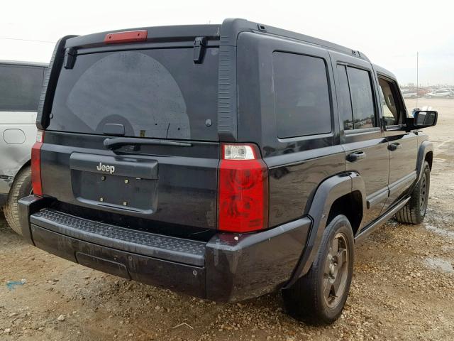 1J8HH48K38C159252 - 2008 JEEP COMMANDER BLACK photo 4