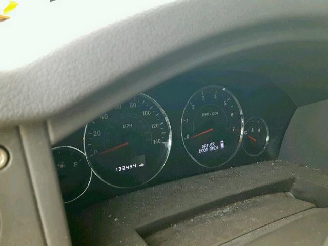 1J8HH48K38C159252 - 2008 JEEP COMMANDER BLACK photo 8