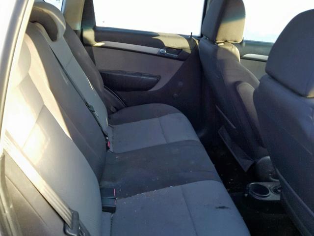 KL1TD66E49B637733 - 2009 CHEVROLET AVEO LS GRAY photo 6