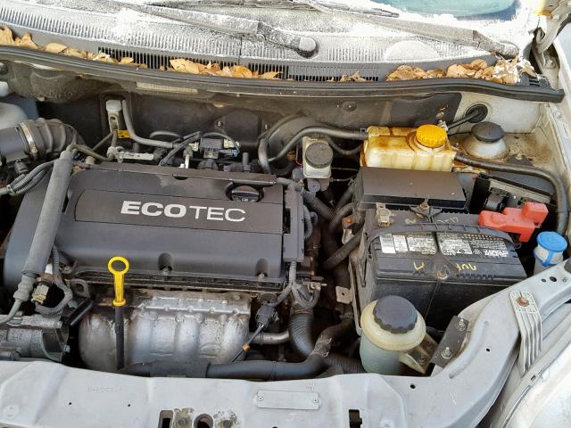 KL1TD66E49B637733 - 2009 CHEVROLET AVEO LS GRAY photo 7