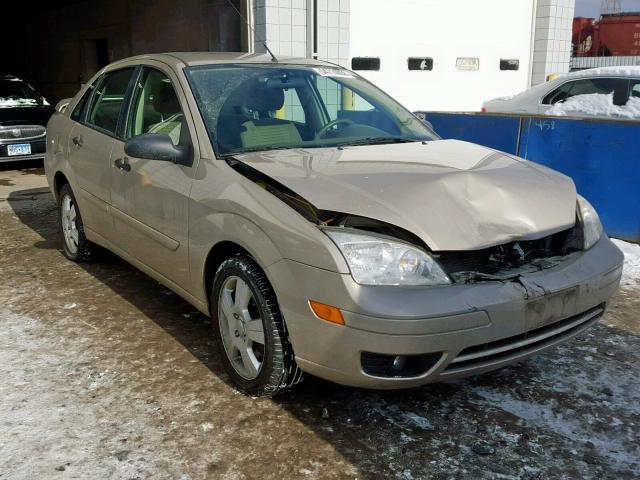 1FAFP34N86W132190 - 2006 FORD FOCUS ZX4 BEIGE photo 1