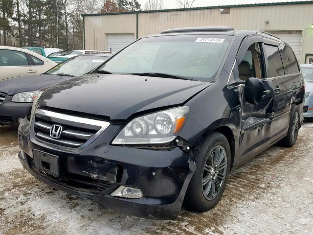 5FNRL38866B111608 - 2006 HONDA ODYSSEY TO BLACK photo 2