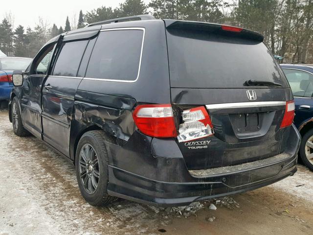 5FNRL38866B111608 - 2006 HONDA ODYSSEY TO BLACK photo 3