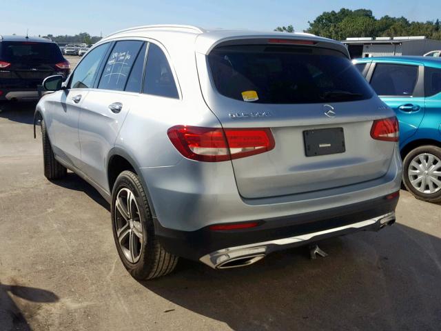 WDC0G4KB8GF089142 - 2016 MERCEDES-BENZ GLC 300 4M SILVER photo 3