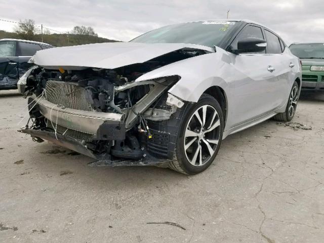 1N4AA6AP2JC360439 - 2018 NISSAN MAXIMA 3.5 SILVER photo 2