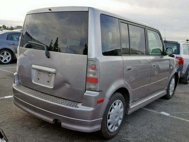 JTLKT324764108364 - 2006 TOYOTA SCION GRAY photo 4