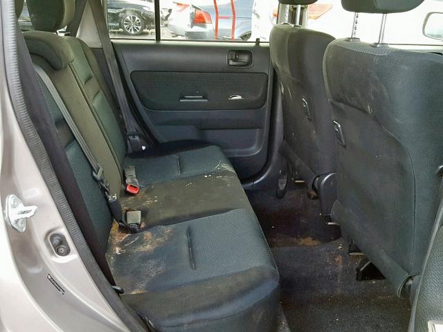 JTLKT324764108364 - 2006 TOYOTA SCION GRAY photo 6