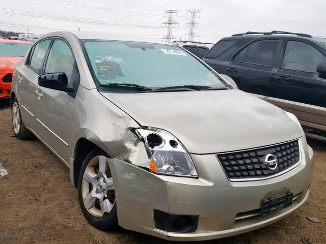 3N1AB61E67L722312 - 2007 NISSAN SENTRA 2.0 BEIGE photo 1