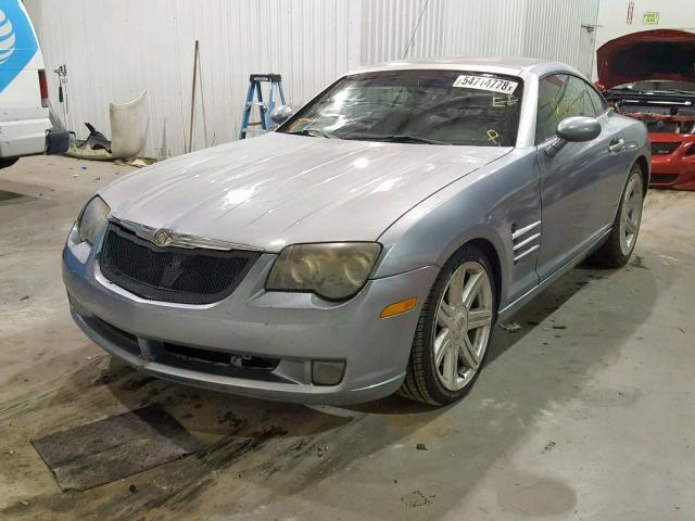 1C3AN69L94X018018 - 2004 CHRYSLER CROSSFIRE BLUE photo 2