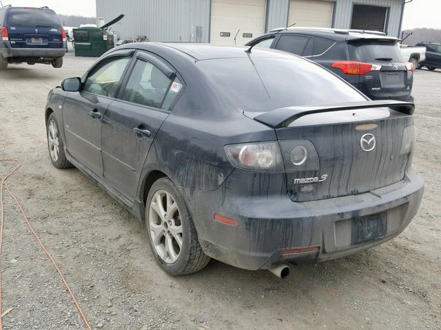 JM1BK324671752486 - 2007 MAZDA 3 S BLACK photo 3