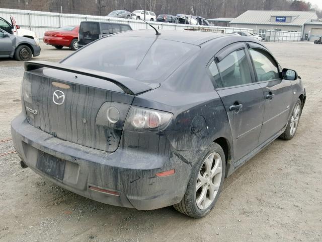 JM1BK324671752486 - 2007 MAZDA 3 S BLACK photo 4