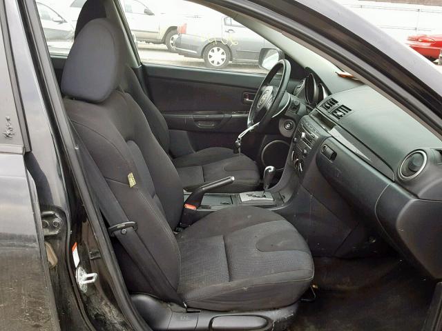 JM1BK324671752486 - 2007 MAZDA 3 S BLACK photo 5