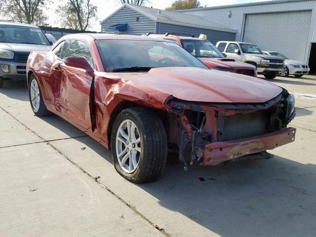 2G1FA1E38E9167566 - 2014 CHEVROLET CAMARO LS RED photo 1