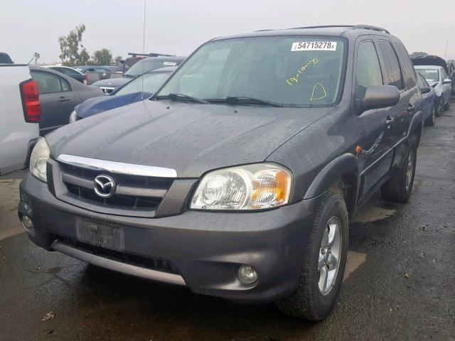 4F2CZ96185KM05316 - 2005 MAZDA TRIBUTE S GRAY photo 2