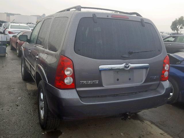 4F2CZ96185KM05316 - 2005 MAZDA TRIBUTE S GRAY photo 3