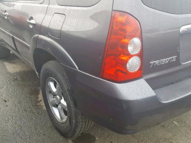 4F2CZ96185KM05316 - 2005 MAZDA TRIBUTE S GRAY photo 9