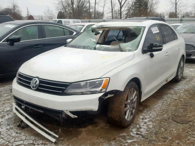 3VWLA7AJ9FM251032 - 2015 VOLKSWAGEN JETTA TDI WHITE photo 2