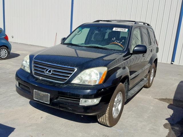 JTJBT20X630020716 - 2003 LEXUS GX 470 BLACK photo 2