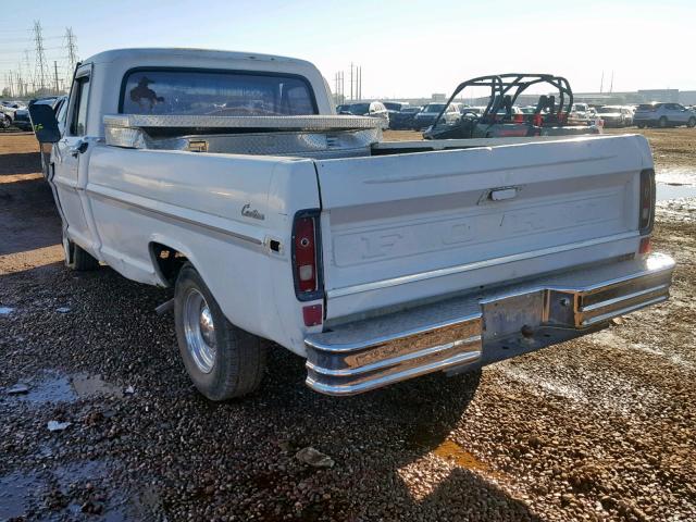 F10GCK08612 - 1972 FORD F100 WHITE photo 3