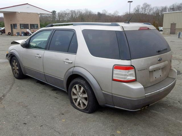 1FMDK05W98GA18553 - 2008 FORD TAURUS X S GRAY photo 3