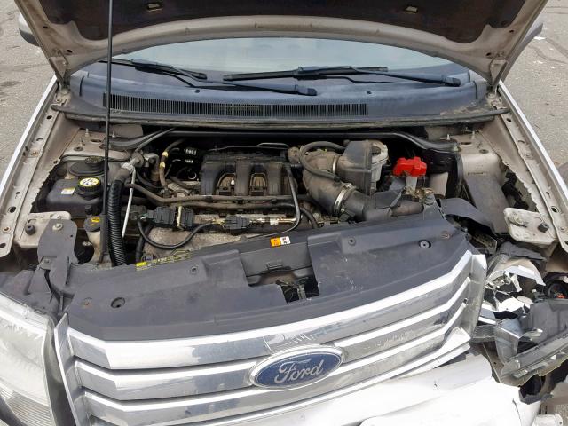 1FMDK05W98GA18553 - 2008 FORD TAURUS X S GRAY photo 7