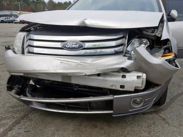 1FMDK05W98GA18553 - 2008 FORD TAURUS X S GRAY photo 9