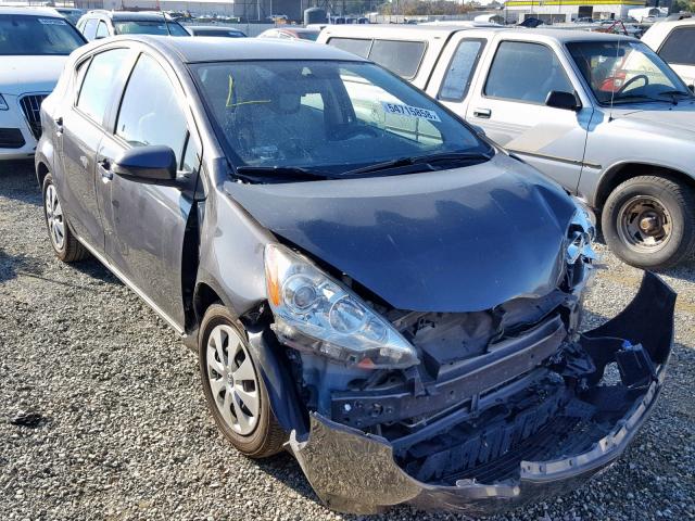 JTDKDTB3XE1570692 - 2014 TOYOTA PRIUS C GRAY photo 1