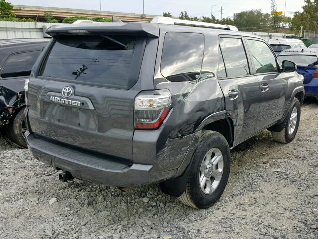 JTEBU5JR5J5532173 - 2018 TOYOTA 4RUNNER SR GRAY photo 4