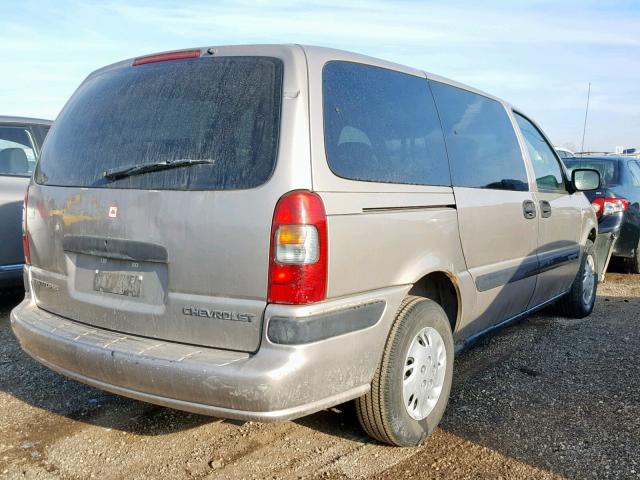 1GNDX03E82D268611 - 2002 CHEVROLET VENTURE BEIGE photo 4