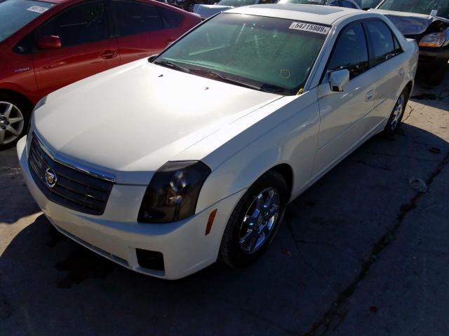 1G6DP567850176609 - 2005 CADILLAC CTS HI FEA WHITE photo 2