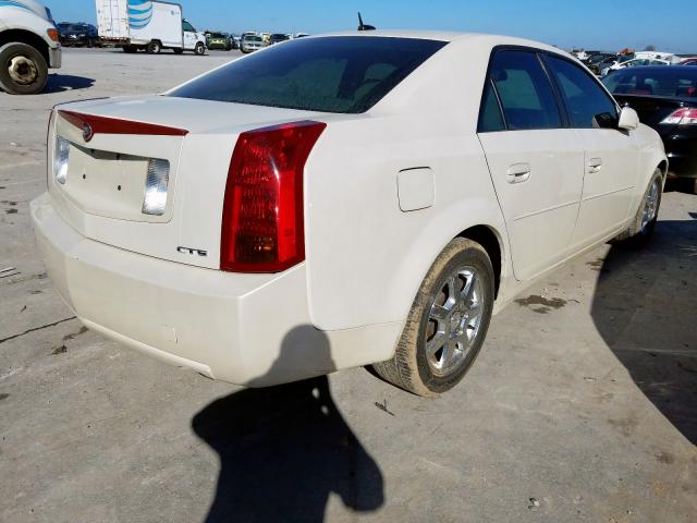 1G6DP567850176609 - 2005 CADILLAC CTS HI FEA WHITE photo 4