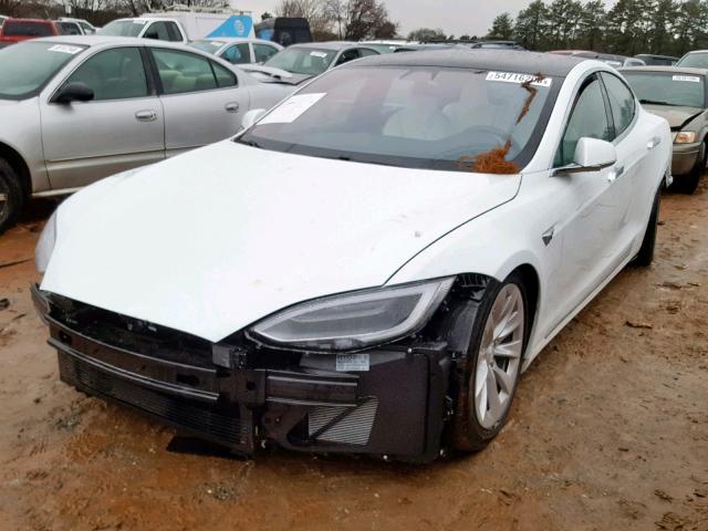 5YJSA1E27JF272019 - 2018 TESLA MODEL S WHITE photo 2