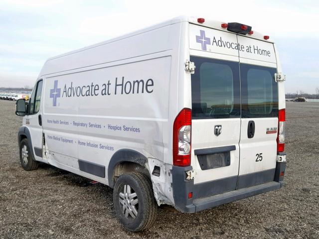 3C6TRVDG1EE117406 - 2014 RAM PROMASTER 白色 照片 3