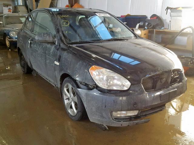 KMHCN35C57U038289 - 2007 HYUNDAI ACCENT BAS BLACK photo 1