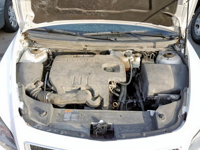 1G1ZC5E04AF324080 - 2010 CHEVROLET MALIBU 1LT WHITE photo 7