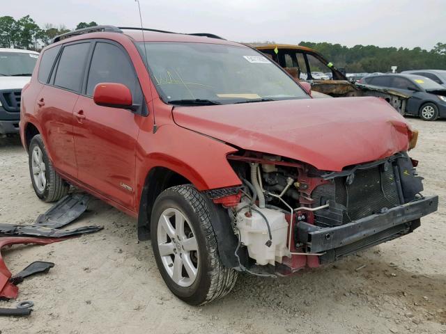 JTMZK31V885017267 - 2008 TOYOTA RAV4 LIMIT RED photo 1