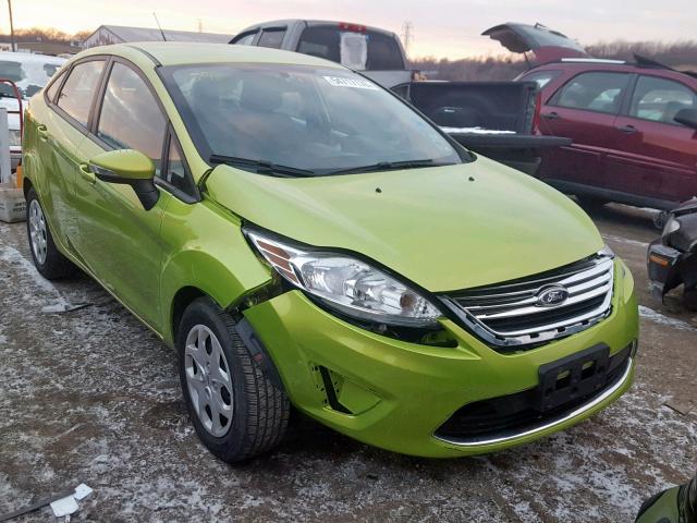 3FADP4BJ9DM158291 - 2013 FORD FIESTA SE GREEN photo 1