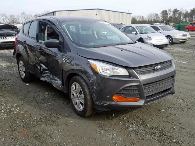 1FMCU0F76FUA73019 - 2015 FORD ESCAPE S GRAY photo 1