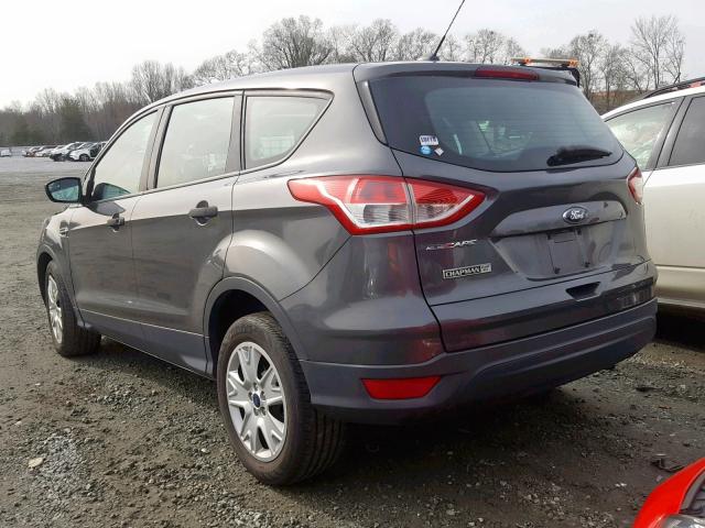 1FMCU0F76FUA73019 - 2015 FORD ESCAPE S GRAY photo 3