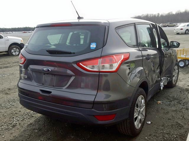 1FMCU0F76FUA73019 - 2015 FORD ESCAPE S GRAY photo 4