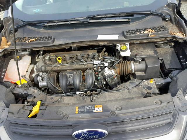 1FMCU0F76FUA73019 - 2015 FORD ESCAPE S GRAY photo 7